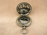 WW1 Dennison MK V pocket compass with Singers Patent style dial - dated 1916